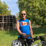 Mark, bike, Cdn flag